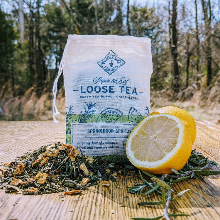 PIPER & LEAF TEA CO.
Springdrop Spritzer Muslin Bag of Loose Leaf Tea - 15 Servings