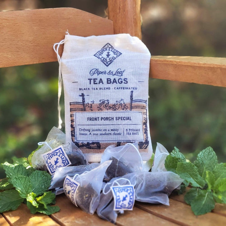 PIPER & LEAF TEA CO.
Front Porch Special 9ct Tea Bags in Muslin