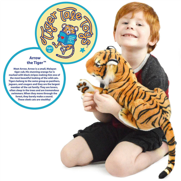 Arrow The Tiger | 17 Inch Stuffed Animal Plush