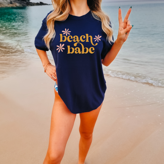 Beach Babe Retro DTF T-Shirt