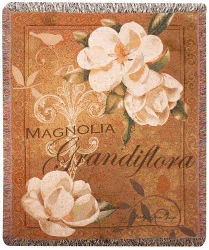 Grandiflora Magnolia by Sandy Clough Throw