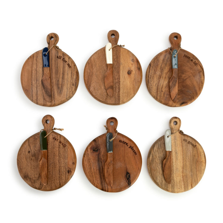 Demdaco Mini Wood Assorted Serving Boards