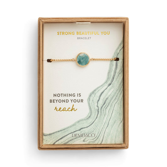 Your Journey- Strong Beautiful You Marble Bracelet