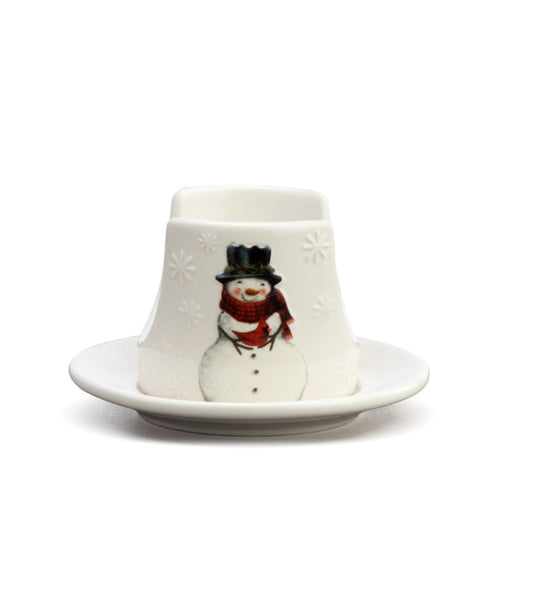 Merry Little Winter Ceramic Soap and Sponge Holder