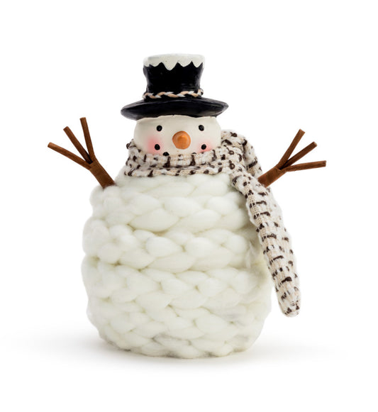 Knit Small Snowman Figure