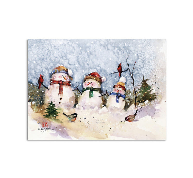 Snowmen Winter Scene Gift Puzzle