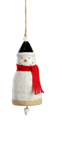 Snowmen Bell Ornaments