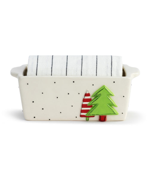 Mini Pan With Towel Set Holiday Tree