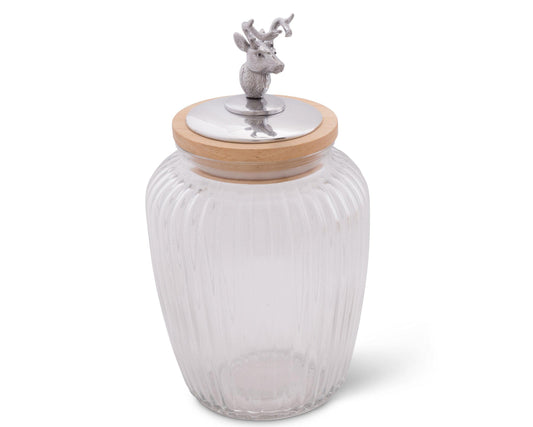 Arthur Court - Elk Glass Container LARGE