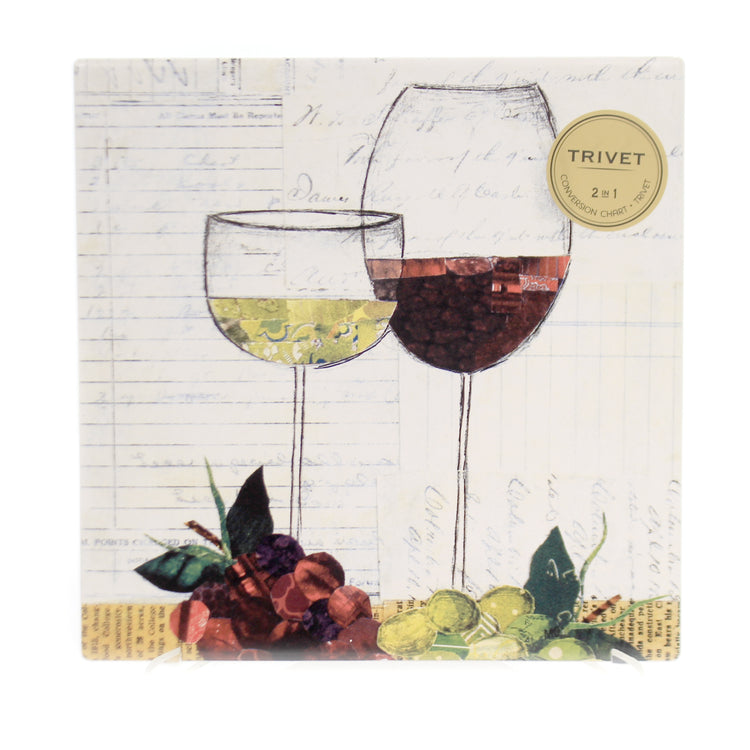 Demdaco "Wine Glasses" and Trivet Ceramic Conversion Chart